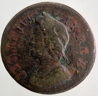 1739 George II 2nd Farthing Coin | Fine Collectable Grade