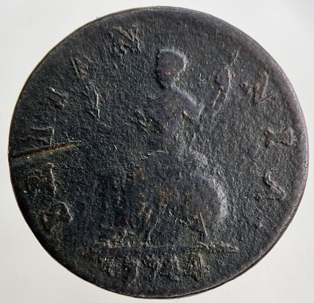 1744 George II 2nd Farthing Coin | Collectable Grade
