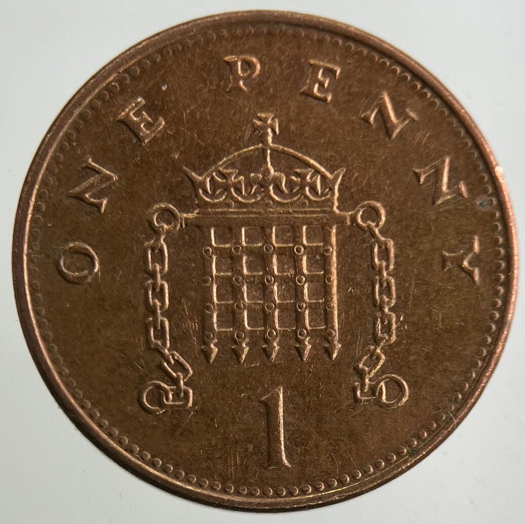 1998 Elizabeth II 2nd 1p One-Pence Coin | Very High Grade