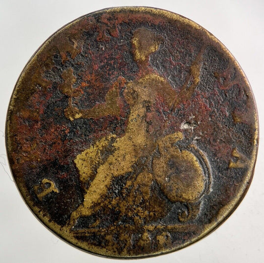 1748 George II 2nd Half-Penny Coin | Collectable Grade