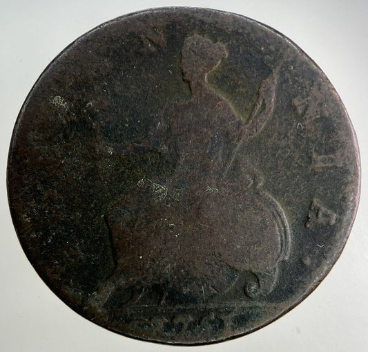 1751 George II 2nd Half-Penny Coin | Collectable Grade