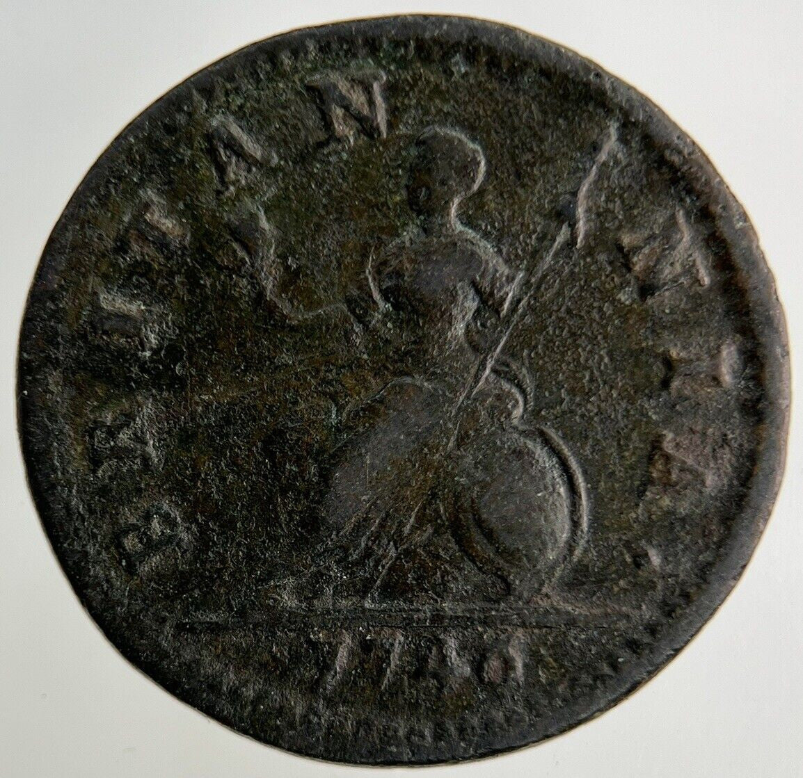 1746 George II 2nd Farthing Coin | Fine Collectable Grade