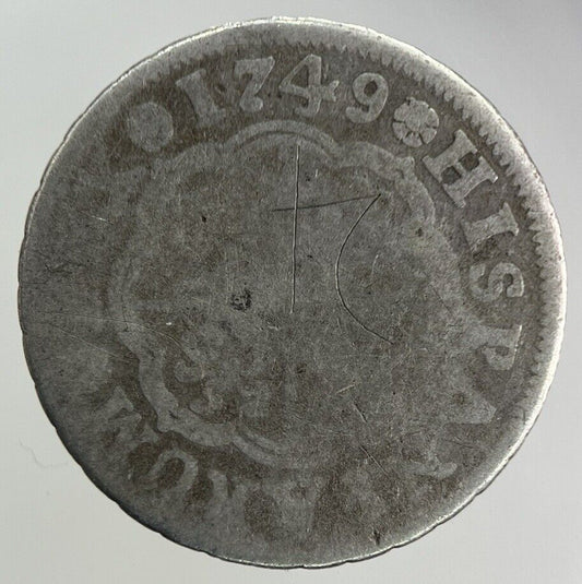 1749 Spain 1 Real Silver Coin | Collectable Grade
