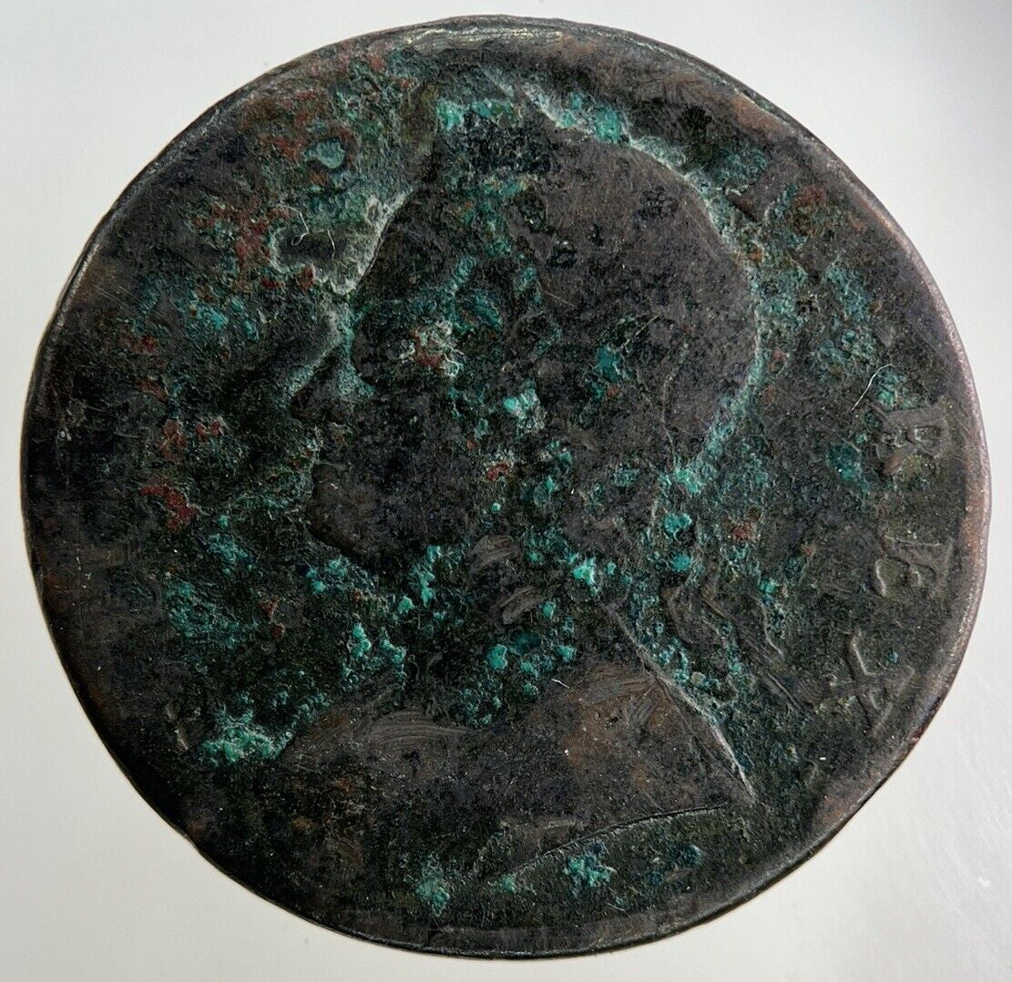 1747 George II 2nd Half-Penny Coin | Collectable Grade