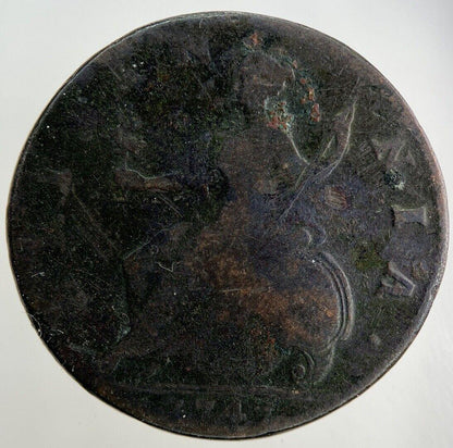 1747 George II 2nd Half-Penny Coin | Collectable Grade