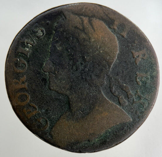 1752 George II 2nd Half-Penny Coin | Collectable Grade