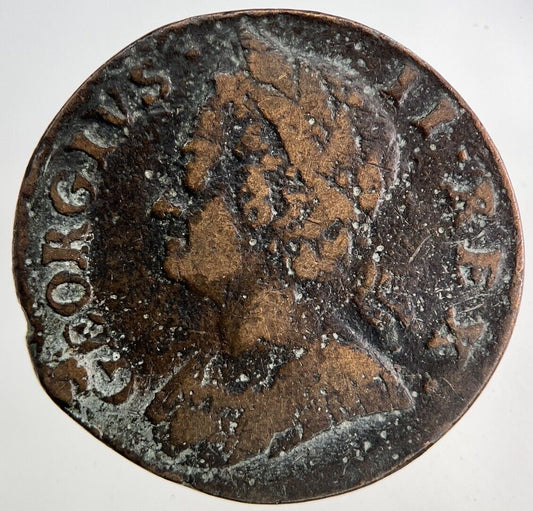1755 George II 2nd Half-Penny Coin | Collectable Grade