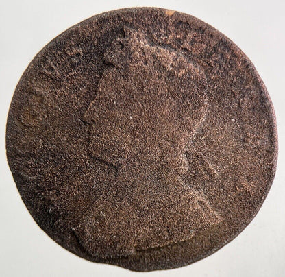1753 George II 2nd Half-Penny Coin | Collectable Grade