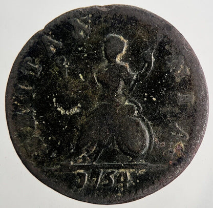 1754 George II 2nd Farthing Coin | Fine Collectable Grade | a9865