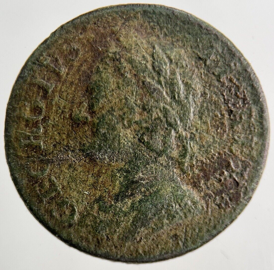 1754 George II 2nd Farthing Coin | Collectable Grade