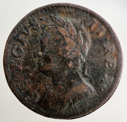 1754 George II 2nd Farthing Coin | Fine Collectable Grade