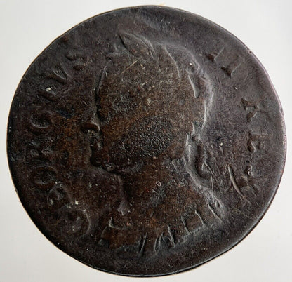 1754 George II 2nd Farthing Coin | Fine Collectable Grade