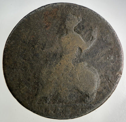 1754 George II 2nd Half-Penny Coin | Collectable Grade