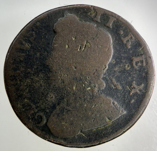 1754 George II 2nd Half-Penny Coin | Collectable Grade