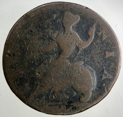 1754 George II 2nd Half-Penny Coin | Collectable Grade