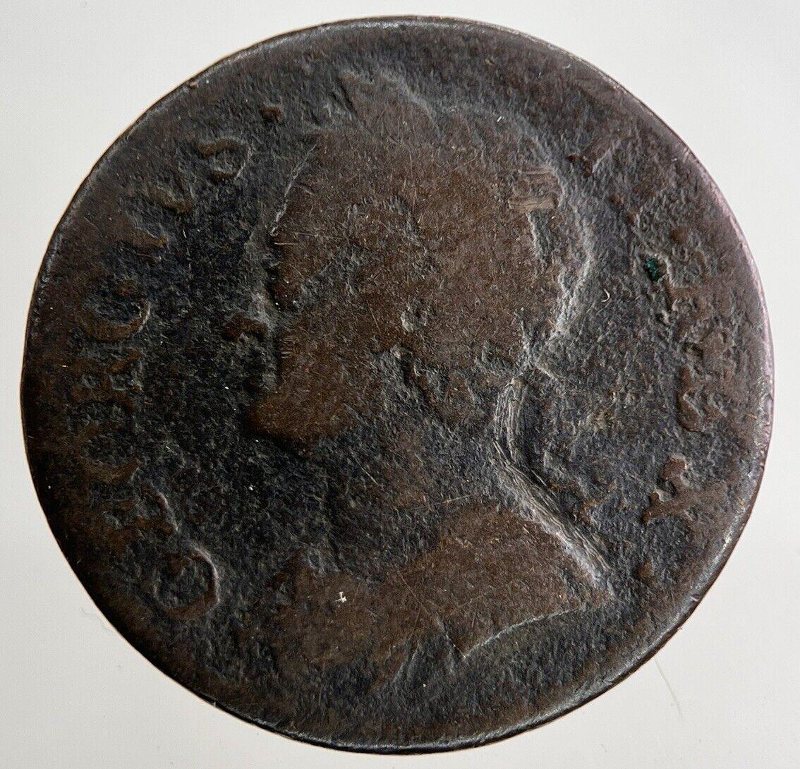 1754 George II 2nd Farthing Coin | Fine Collectable Grade