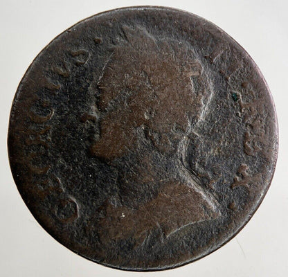 1754 George II 2nd Farthing Coin | Fine Collectable Grade