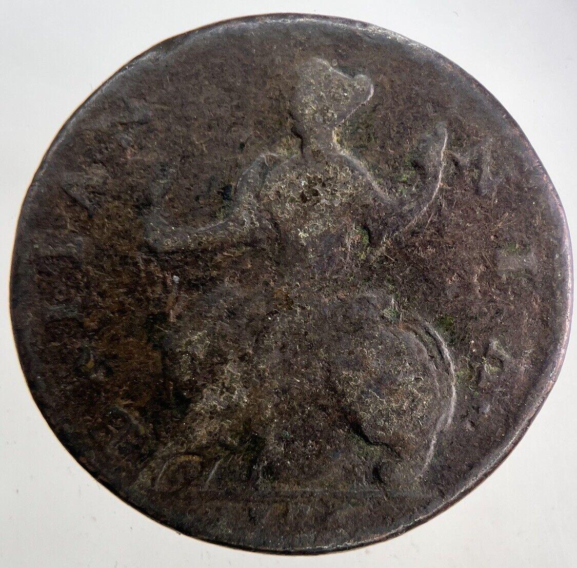 1754 George II 2nd Half-Penny Coin | Collectable Grade