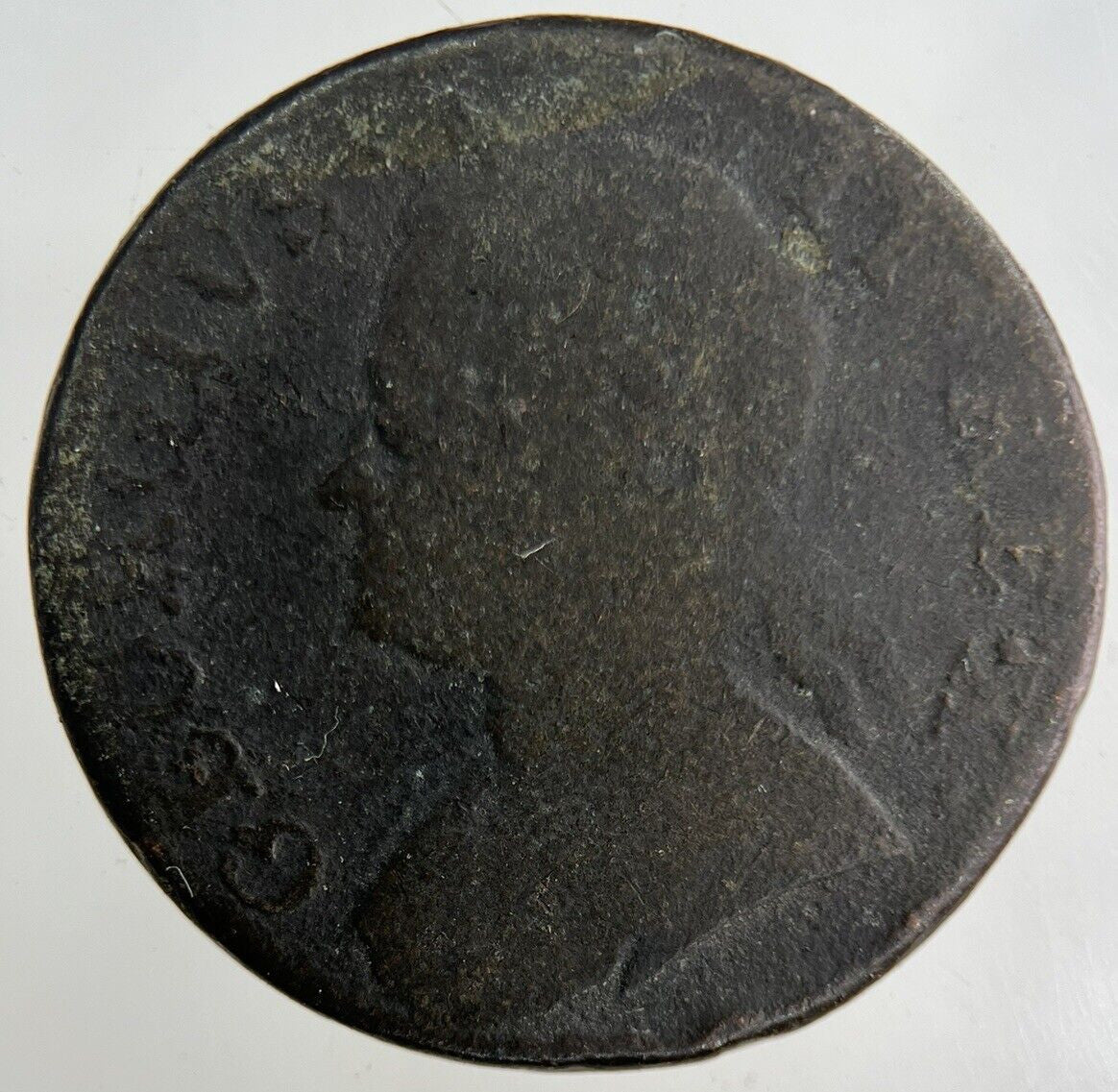 1754 George II 2nd Half-Penny Coin | Collectable Grade