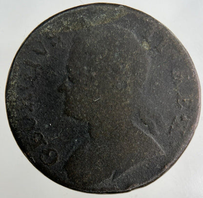 1754 George II 2nd Half-Penny Coin | Collectable Grade