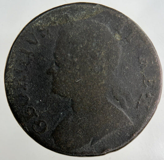 1754 George II 2nd Half-Penny Coin | Collectable Grade