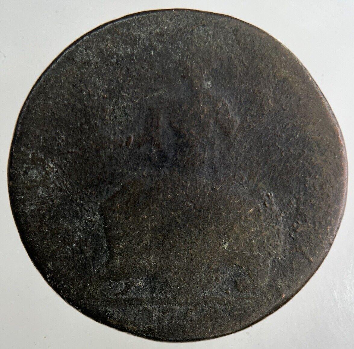 1754 George II 2nd Half-Penny Coin | Collectable Grade