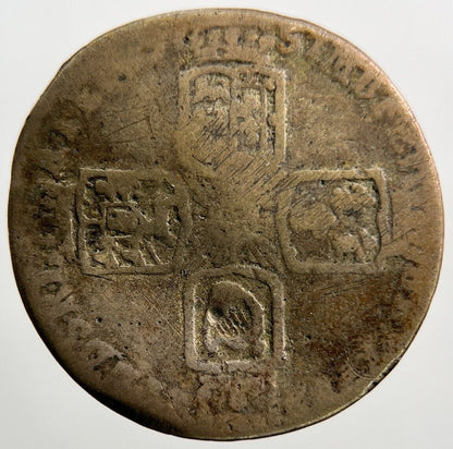 1757 Sixpence | British Silver Coin | George II | Collectable Grade | a485