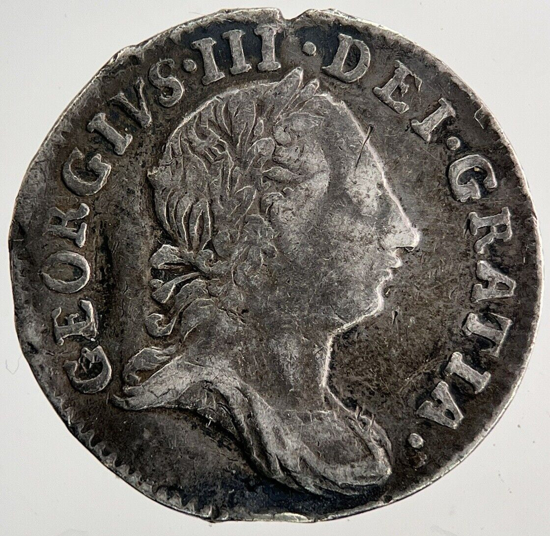 1762 George III 3rd Maundy Three-Pence Silver Coin | Fine Collectable Grade