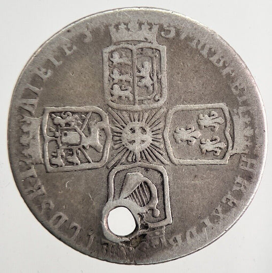 1757 George 2nd II Sixpence Silver Coin | Collectable Grade | a9891