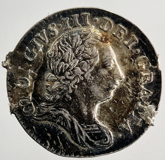 1762 George III 3rd Maundy Three-Pence Silver Coin | Fine Collectable Grade