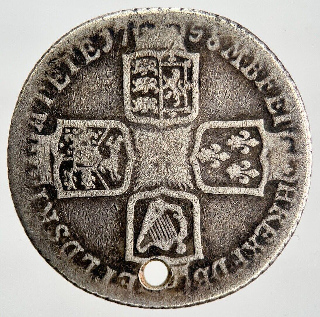 1758 George 2nd II Shilling Silver Coin | Collectable Grade | a1996