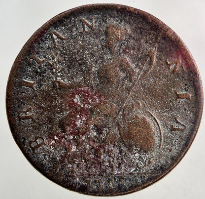 1757 George II 2nd Half-Penny Coin | Collectable Grade