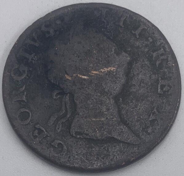 1766 Irish Half-Penny  Coin | Fair Grade