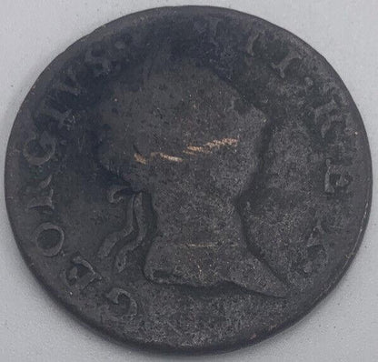 1766 Irish Half-Penny  Coin | Fair Grade