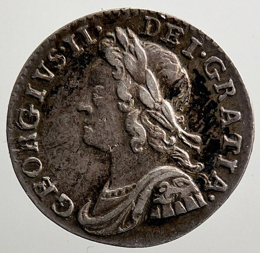 1760 George II Maundy Penny Silver Coin | Fine Collectable Grade | a2056