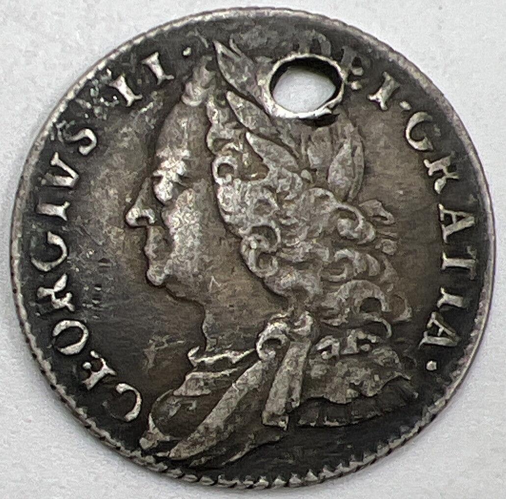 1757 George II Sixpence | British Silver Coin | Collectable Grade | a842