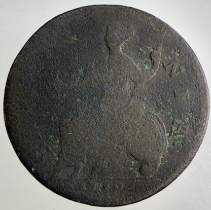 1758 George II 2nd Half-Penny Coin | Collectable Grade