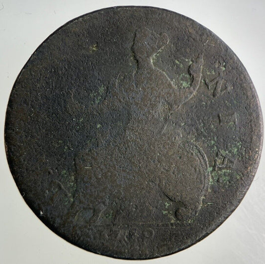 1758 George II 2nd Half-Penny Coin | Collectable Grade