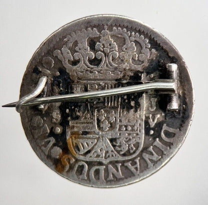 1758 Spain 2 Reales Silver Coin | Fine Collectable Grade | a9032