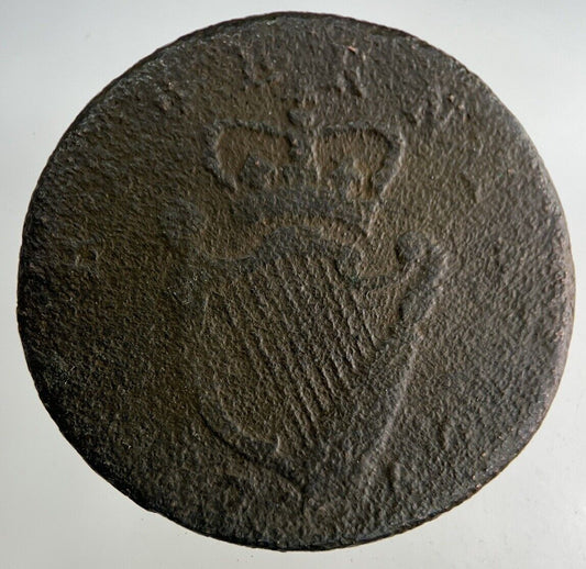 1759 Irish Half-Penny Coin | Collectable Grade