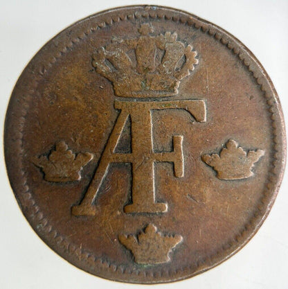 1769 Sweden 1 Ore Coin | Fine Collectable Grade