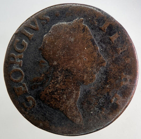 1769 Irish Hibernia Half-Penny Coin | Collectable Grade