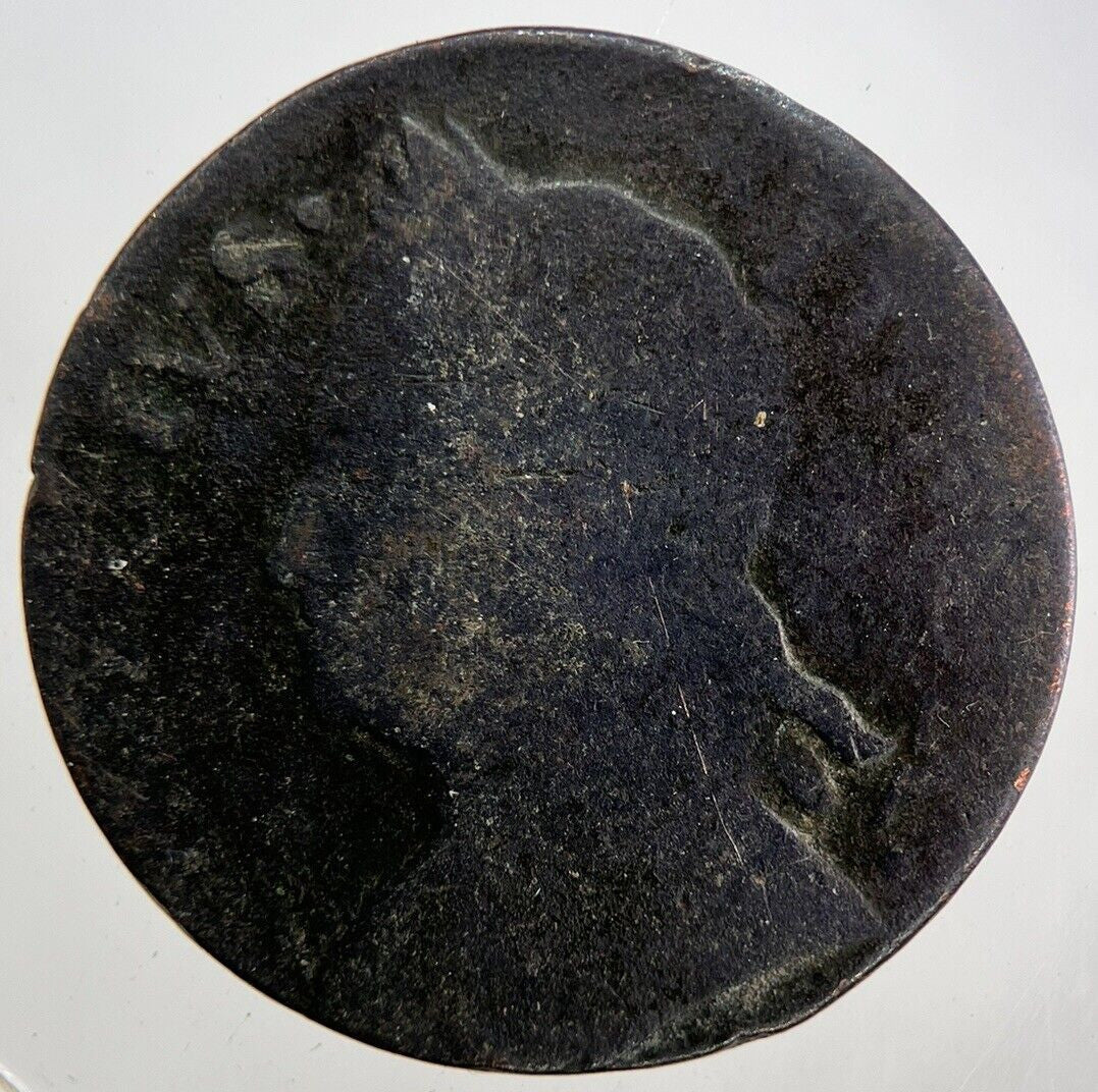 1771 George II 2nd Evasion Half-Penny Coin | Collectable Grade