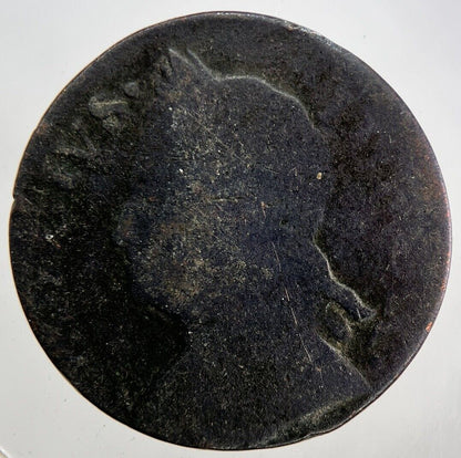 1771 George II 2nd Evasion Half-Penny Coin | Collectable Grade