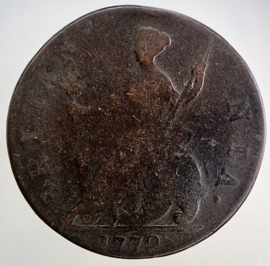 1772 George III 3rd Half-Penny Coin | Collectable Grade