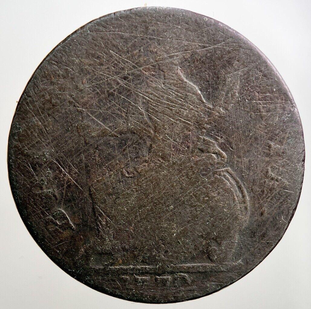 1772 George III 3rd British Half-Penny Coin | Fair Grade | a902
