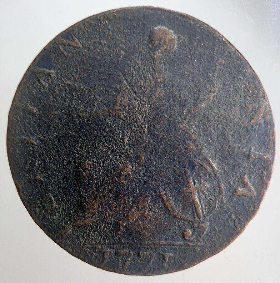 1771 George III 3rd Half-Penny Coin | Collectable Grade | a4528