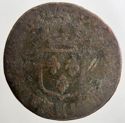 1770 France 1/2 Half Sol Coin | Collectable Grade