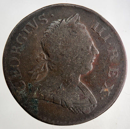 1772 George III 3rd Half-Penny Coin | Collectable Grade