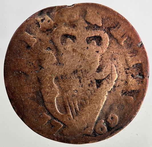 1769 Irish Half-Penny Coin | Collectable Grade